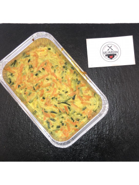 Gratin de courgettes carottes