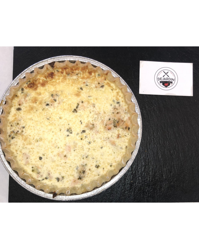 Quiche au saumon